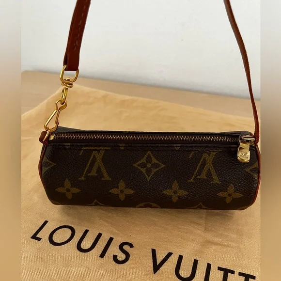 Louis Vuitton Monogram Mini Papillon NWOT dust bag France